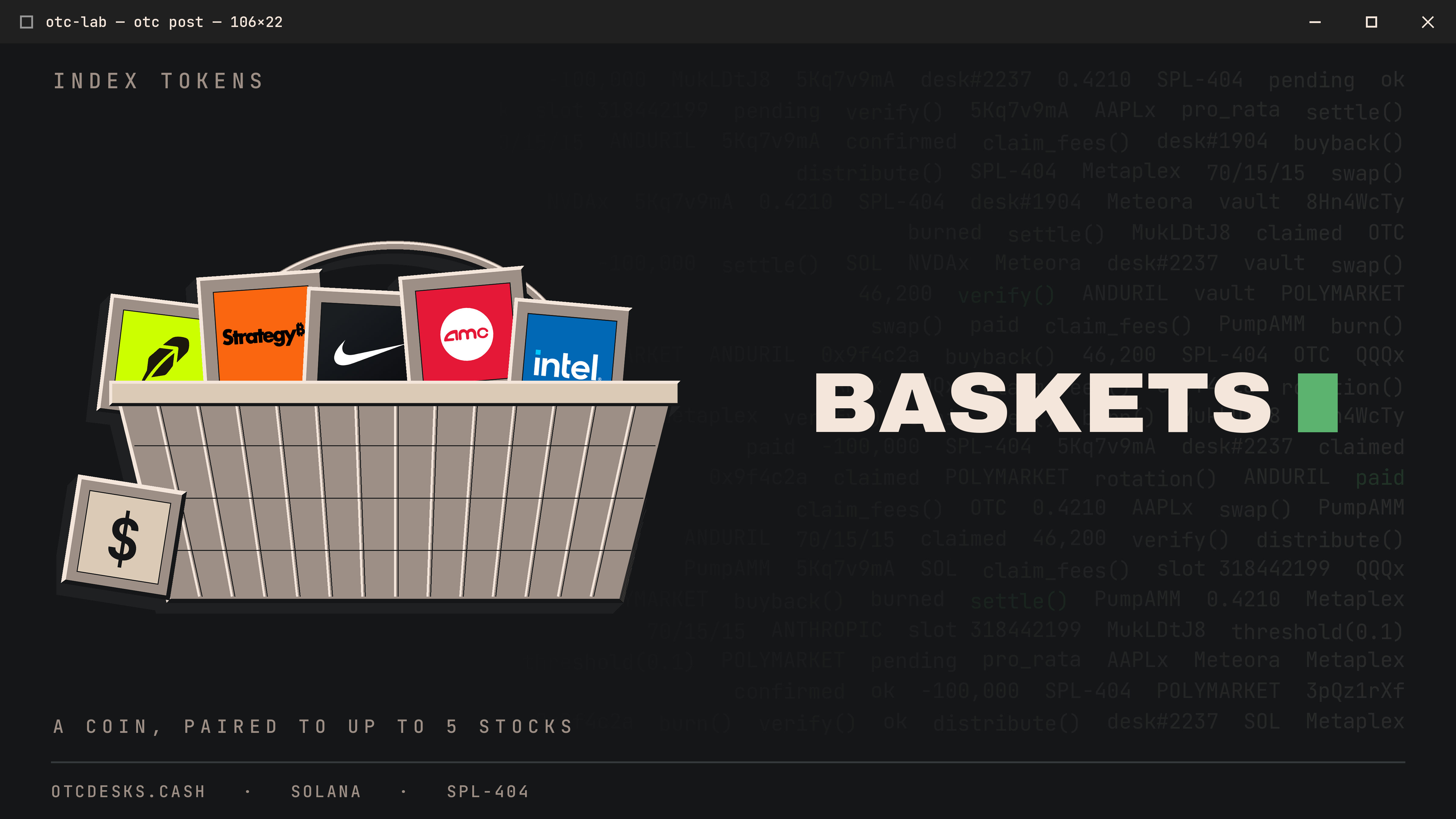 Baskets post