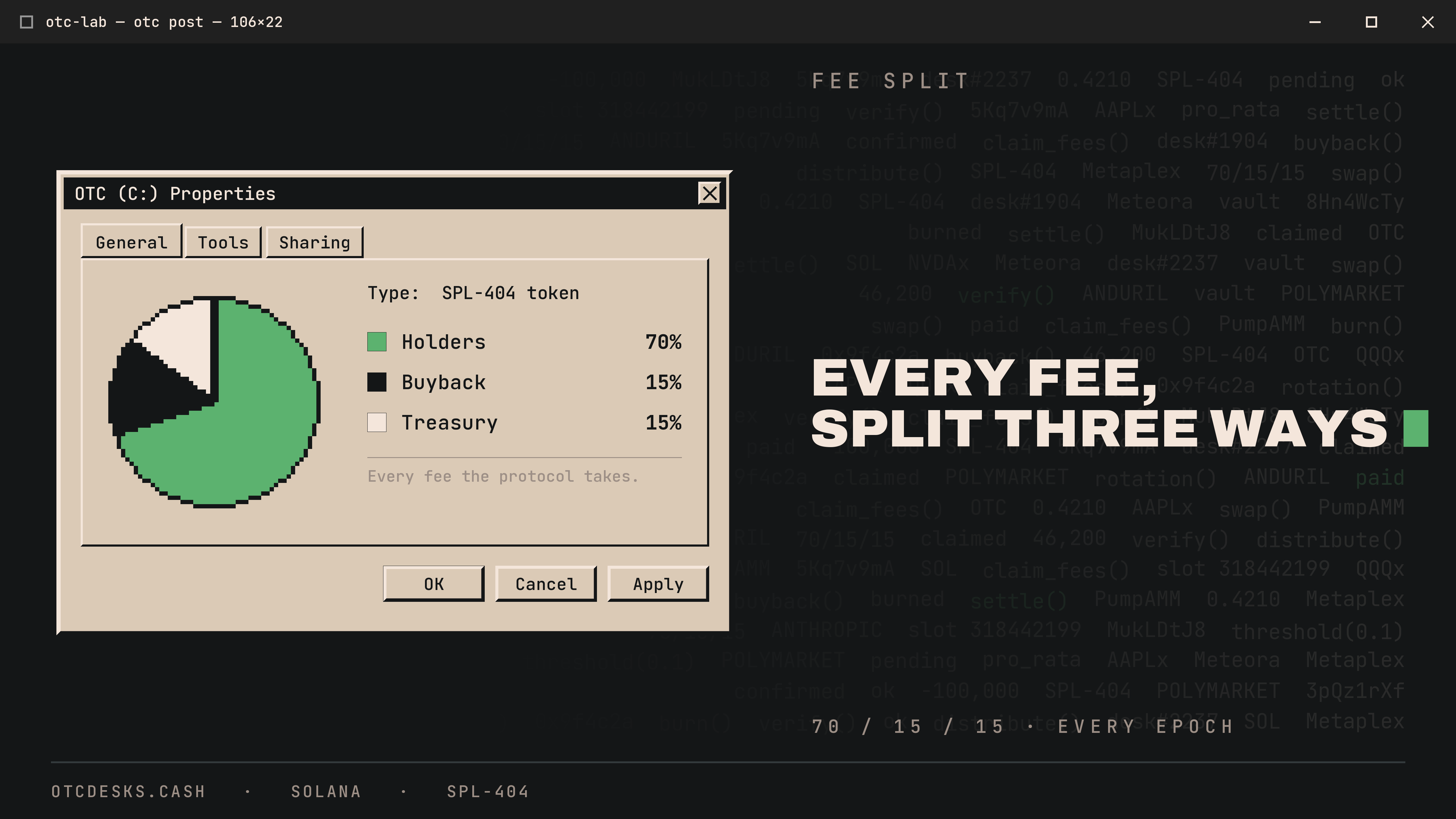 Fee-split post
